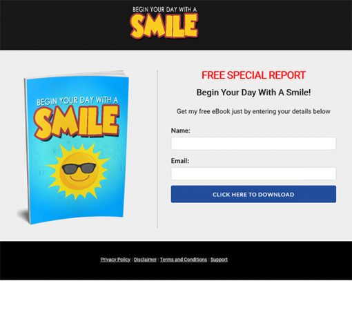 Begin Your Day With a Smile Ebook MRR