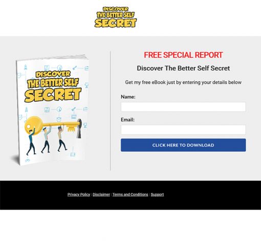 Better Self Secret Ebook MRR