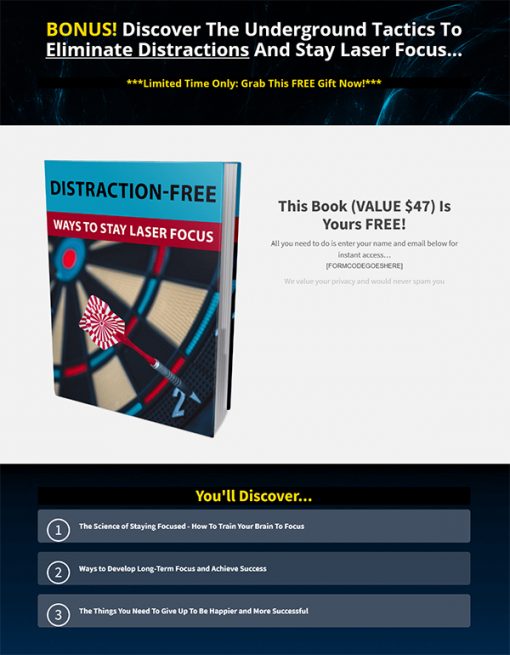 Distraction Free Ebook MRR