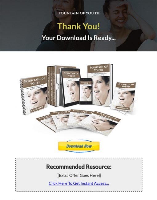 Fountain of Youth Ebook and Videos MRR