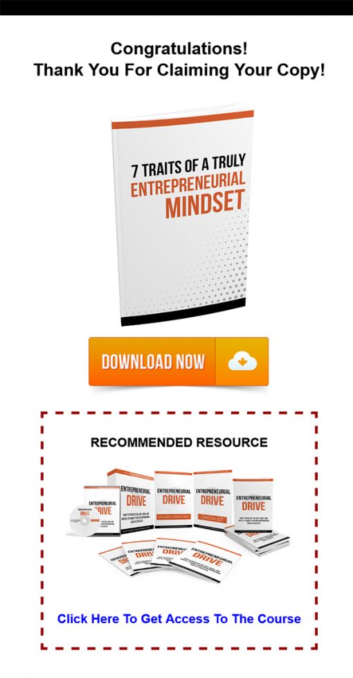 7 Traits of a Truly Entrepreneurial Mindset Report MRR