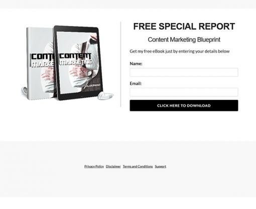 Content Marketing Blueprint Audiobook and Report MRR