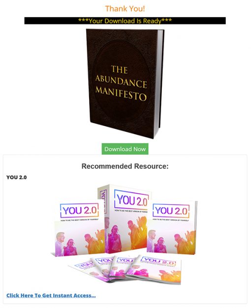 Abundance Manifesto Ebook MRR