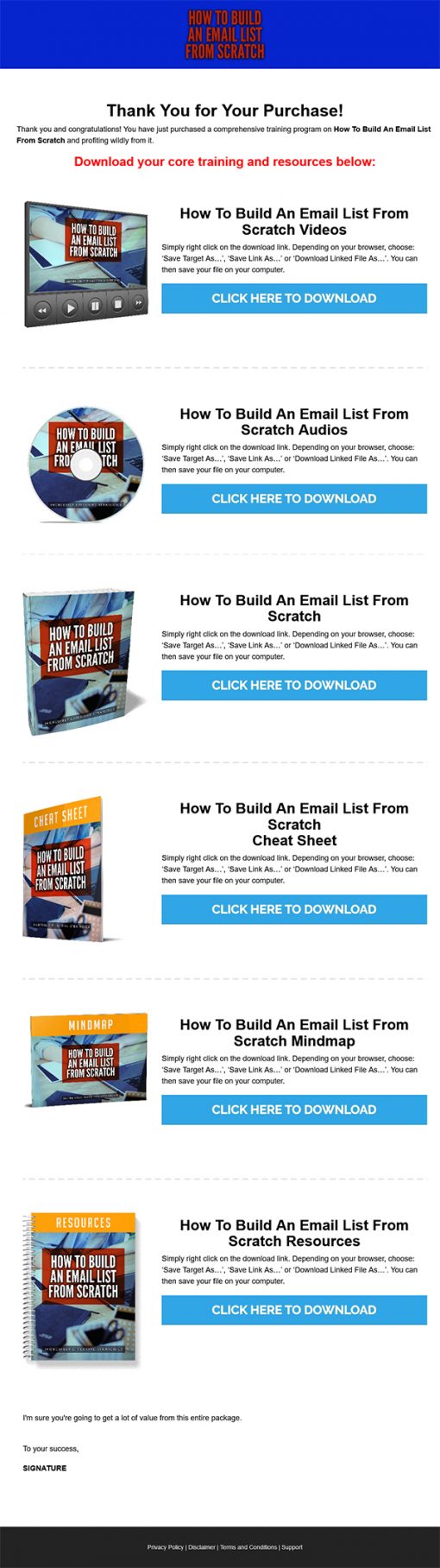 How to Build an Email List from Scratch Ebook and Videos MRR