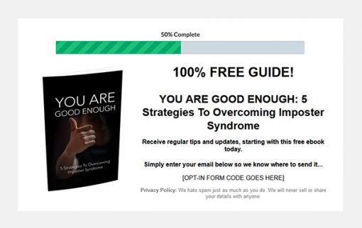 Overcome Imposter Syndrome Ebook and Videos MRR