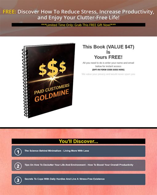 Paid Customer Goldmine Report MRR