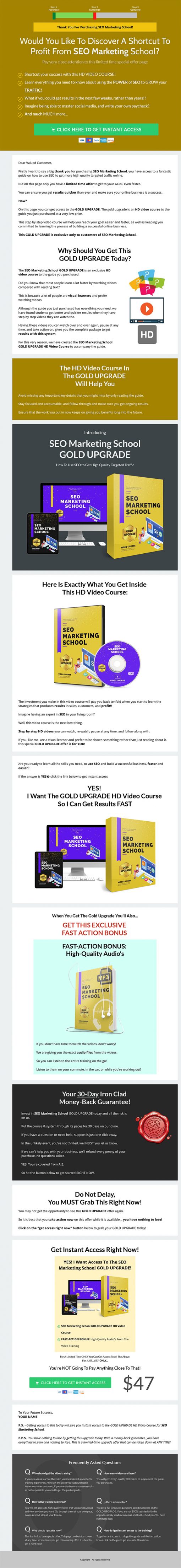 SEO Marketing School Ebook and Videos MRR