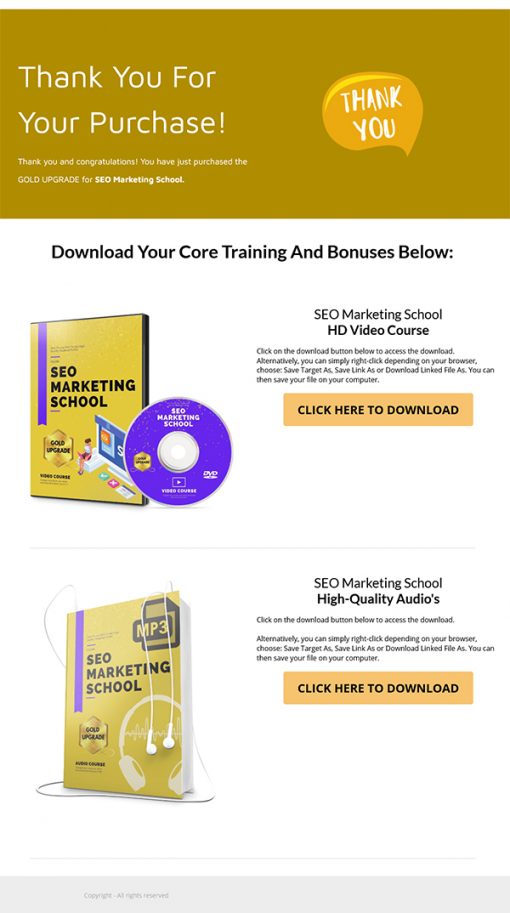 SEO Marketing School Ebook and Videos MRR