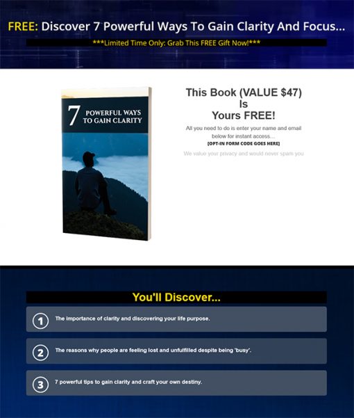 Start with Clarity Ebook and Videos MRR