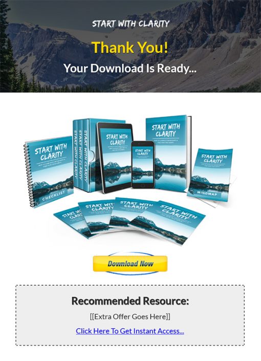 Start with Clarity Ebook and Videos MRR