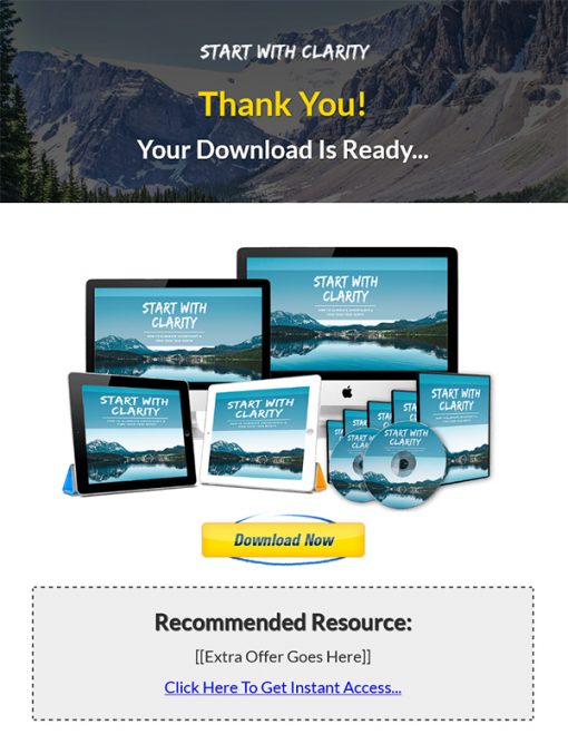 Start with Clarity Ebook and Videos MRR