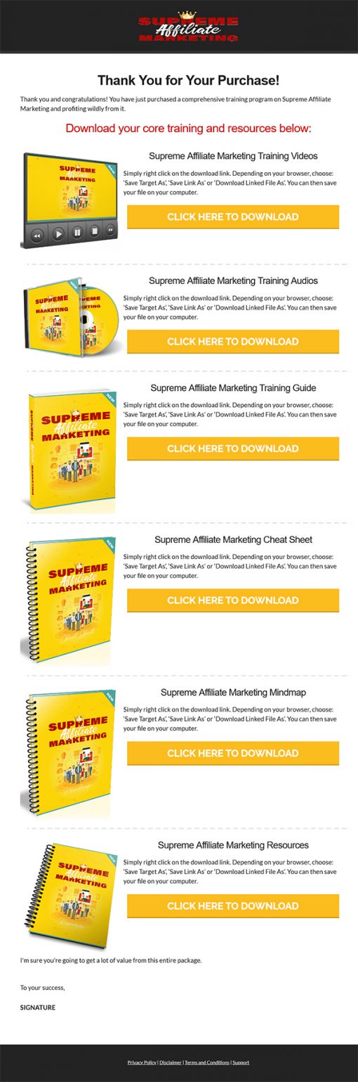 Supreme Affiliate Marketing Ebook and Videos MRR