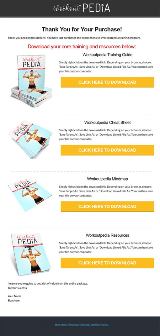 Workoutpedia Ebook and Videos MRR