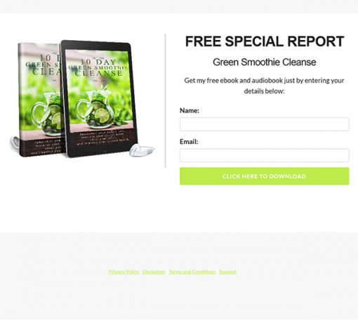 10 Day Green Smoothie Cleanse Audiobook and Ebook MRR