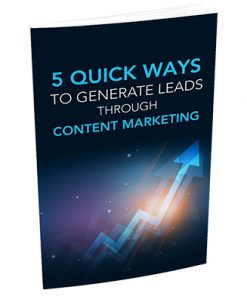 5 Quick Ways to Generate Leads Through Content Marketing Report MRR