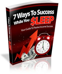 7 Ways to Success While You Sleep Ebook MRR