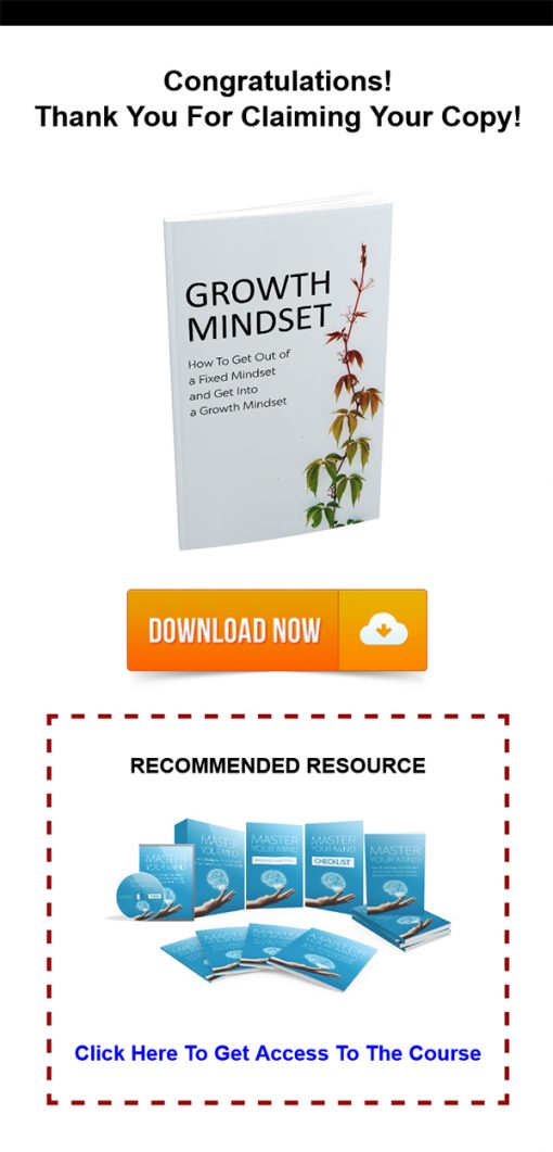 How to Develop Your Mindset Report MRR