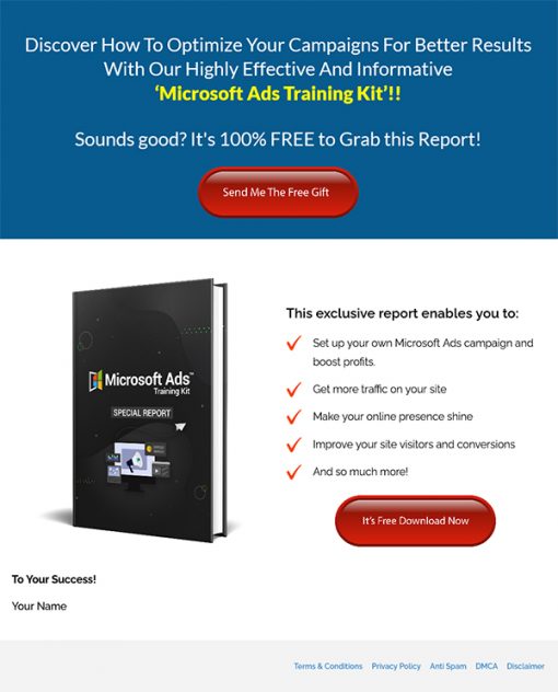 Microsoft Ads Training Kit PLR Ebook and PLR Videos