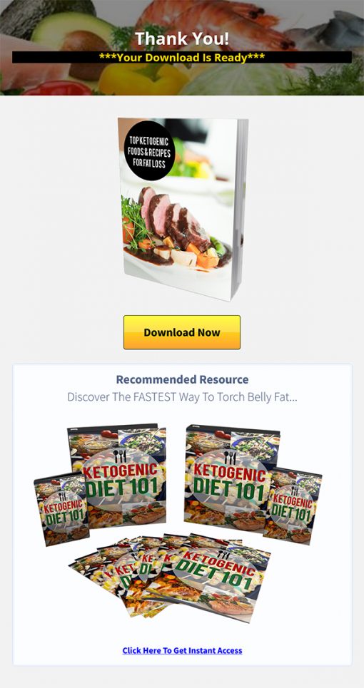 Top Ketogenic Foods Ebook MRR