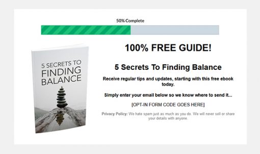 Finding Balance Ebook and Videos Package MRR