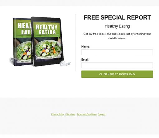 Healthy Eating Audiobook and Ebook MRR