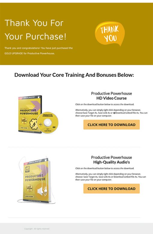 Productive Powerhouse Ebook and Videos MRR
