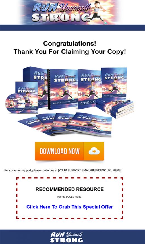 Run Yourself Strong Ebook and Videos MRR