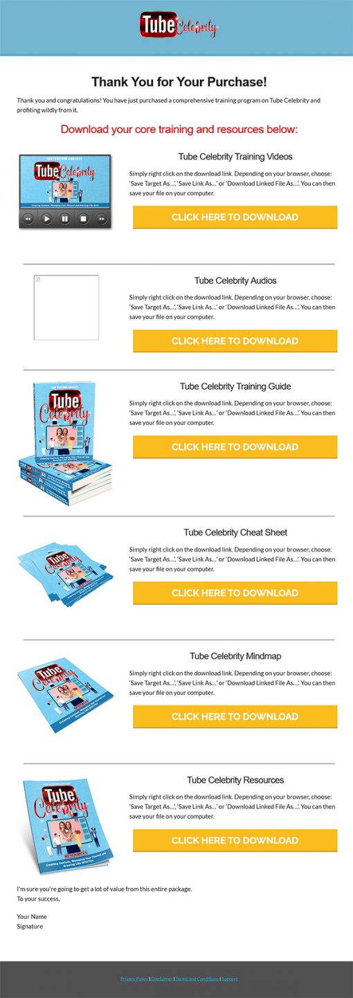 Youtube Celebrity Ebook and Videos MRR