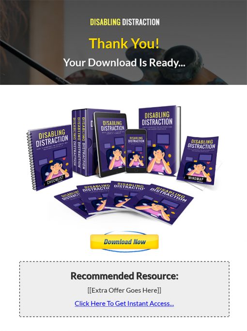 Disabling Distractions Ebook and Videos MRR