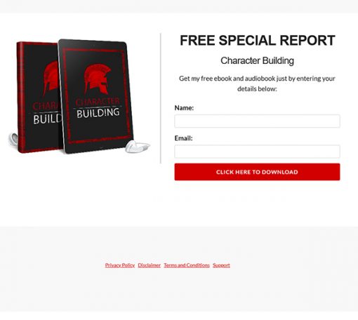 Character Building Audiobook and Ebook MRR