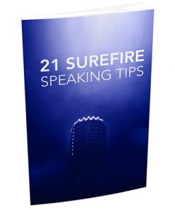 21 Surefire Speaking Tips Report MRR