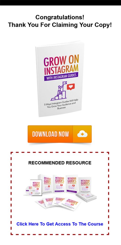 Grow Your Business with Instagram Guides Report MRR