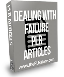 Dealing with Failure PLR Articles