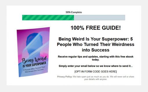 Embrace Your Weirdness Ebook and Videos MRR