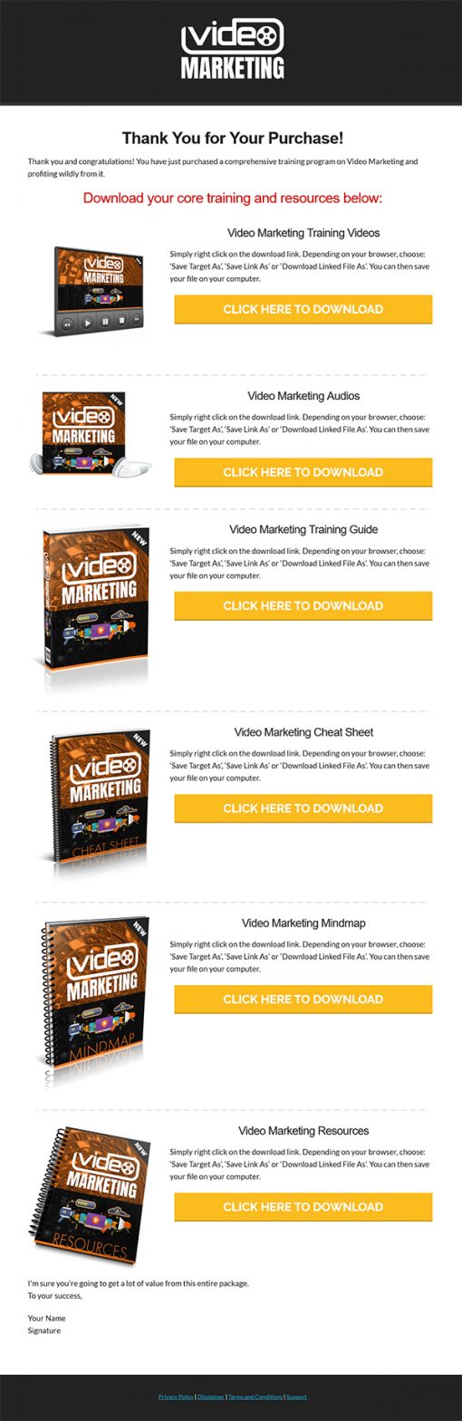 Video Marketing Success Training Ebook and Videos MRR