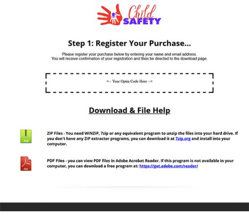 Child Safety Ebook and Videos MRR