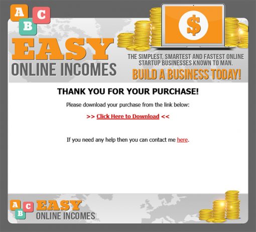 Easy Online Incomes Report MRR