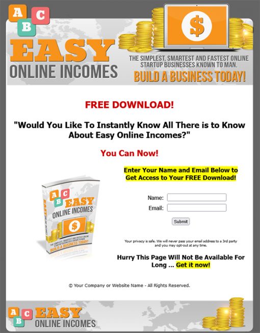 Easy Online Incomes Report MRR