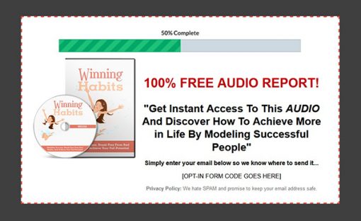 Winning Habits Audio and Report MRR Landing