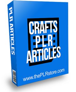 Crafts PLR Articles