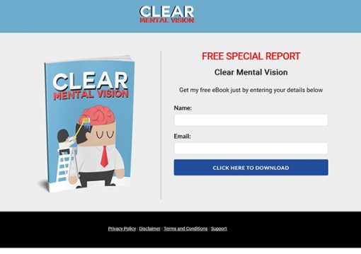 Clear Mental Vision PLR Ebook Squeeze