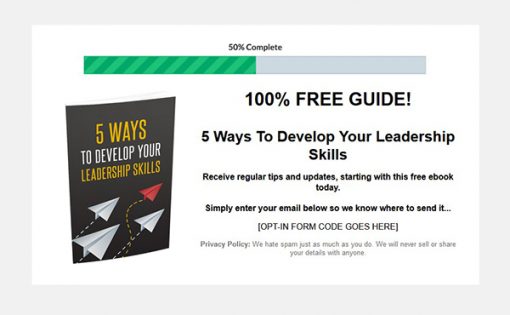 Level Up Your Leadership Ebook and Videos MRR Optin