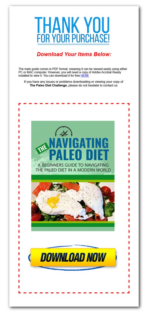 Navigating the Paleo Diet Ebook MRR