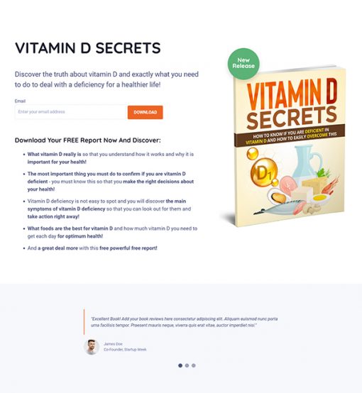 Vitamin D Secrets PLR Ebook