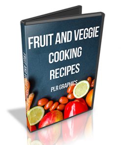 Fruit and Veggie Cooking Recipes PLR Graphics