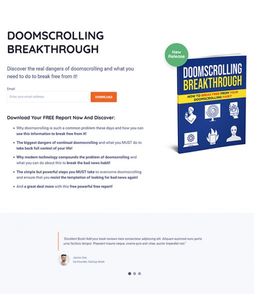 Doomscrolling Breakthrough PLR Report Listbuilding