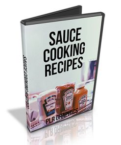 Sauce Cooking Recipes PLR Graphics
