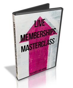 Live Memberships Masterclass PLR Video and Audio