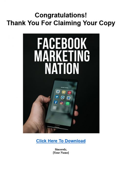 Facebook Marketing Nation Ebook MRR