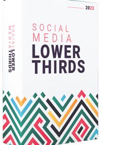 Social Media Lower Thirds PLR Graphics